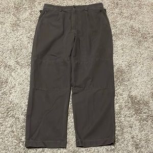 Daniel Cremieux Collection Men’s 38x30 Brown Double Knee Adjustable Work Pants